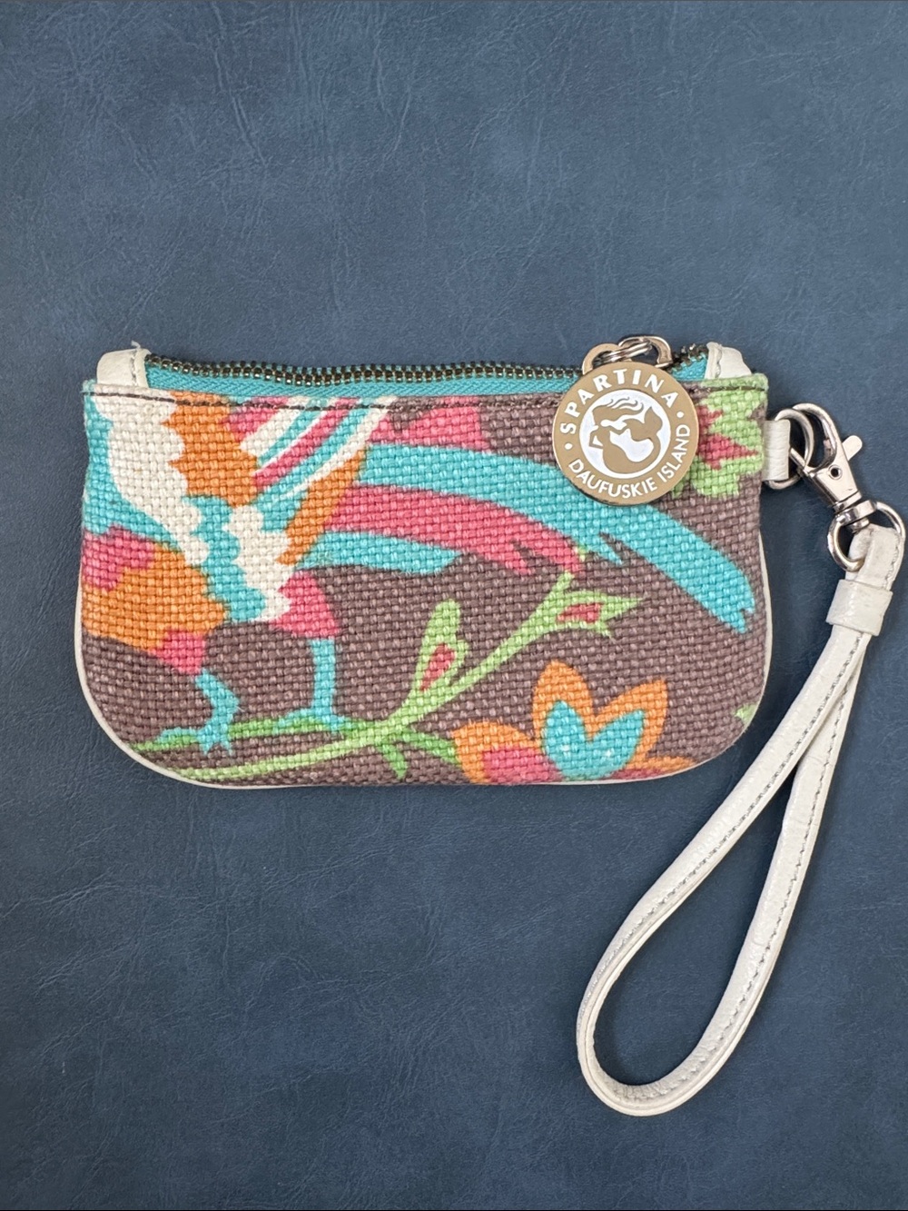 Spartina Daufuskie Island Floral Wristlet Coin Purse - Multicolor